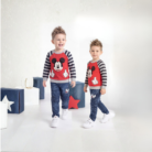 Mickey Red Denim 2-Piece Set