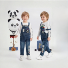 Panda Full Denim Dungaree